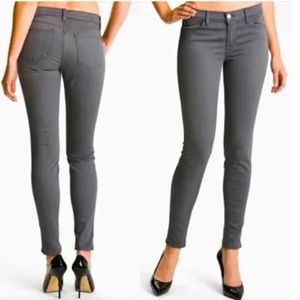 J Brand Dare Grey Skinny Denim Jeans